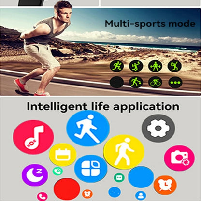 2.01" Bluetooth Smart Watch With Call & Fitness Tracking