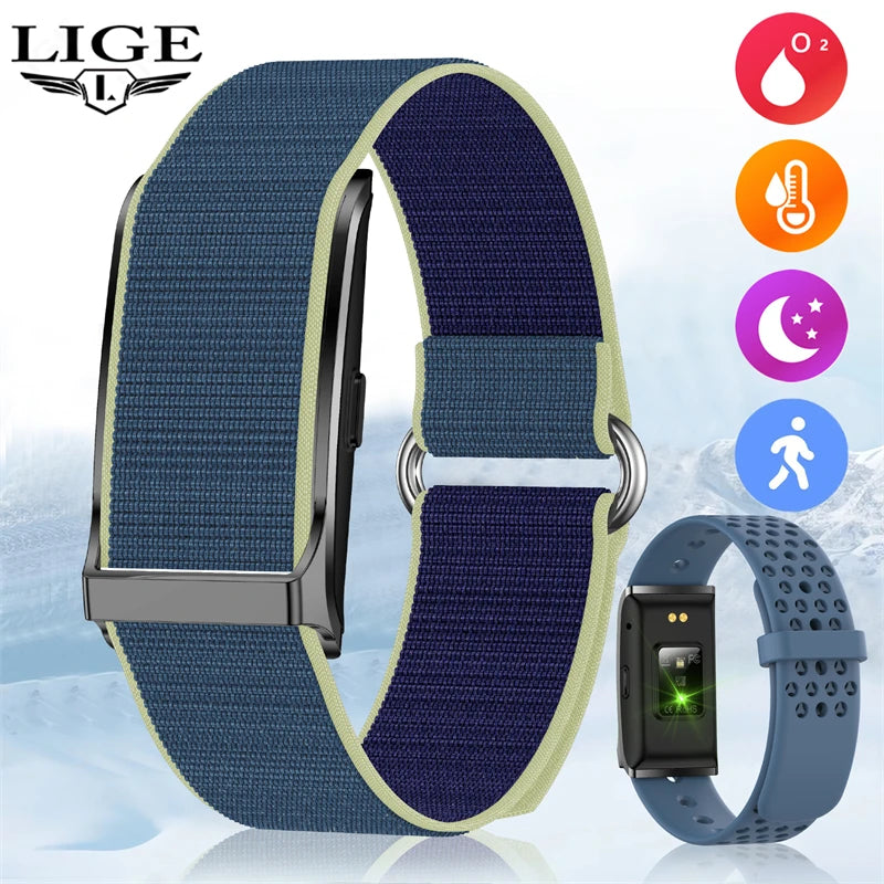 Fitness Tracker Smart Band – Heart Rate & 127 Sport Modes