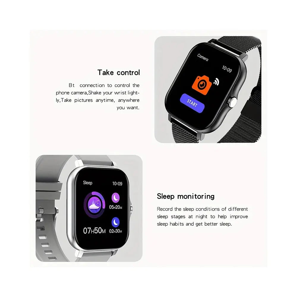 Bluetooth Smart Watch With Call & Blood Oxygen Monitor