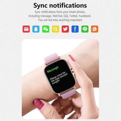 1.83" Fitness Smart Watch With Call – Heart & Sleep Tracking